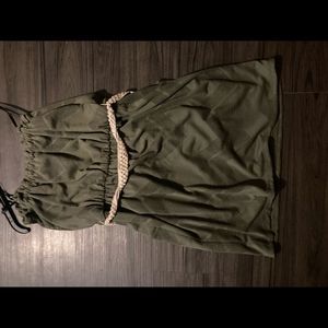 Sz large strapless dress